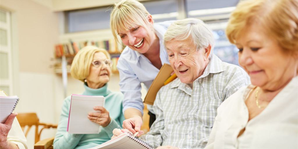 Beschäftigung von Rentnern in der Gruppe